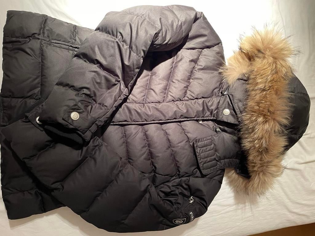 Bogner dames ski jas zwart maat S - 36, afneembare bontkraag, Kleding | Dames, Jassen | Winter, Ophalen of Verzenden, Zo goed als nieuw