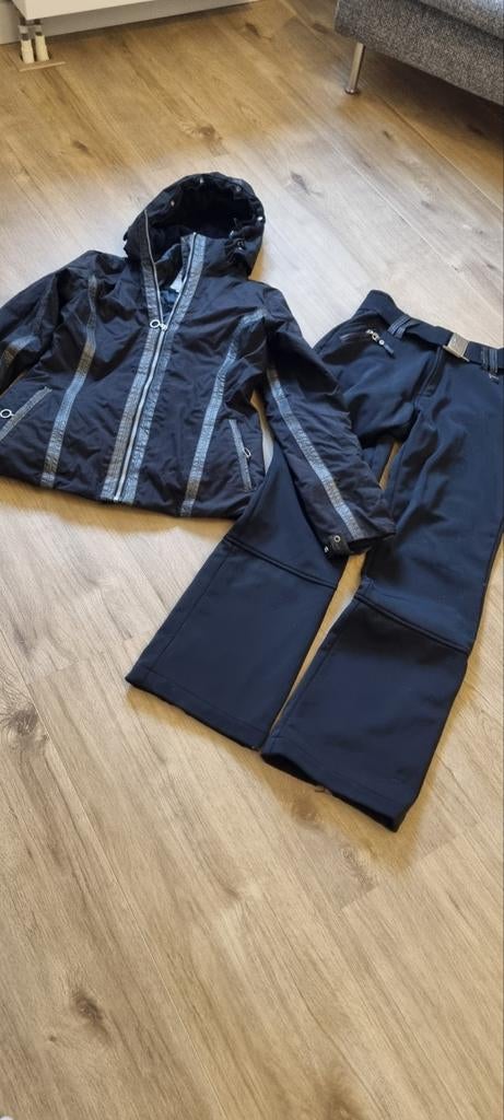Lutha dames skipak skibroek en skijas maat 40 zwart, Kleding | Dames, Wintersportkleding, Ophalen of Verzenden, Zo goed als nieuw
