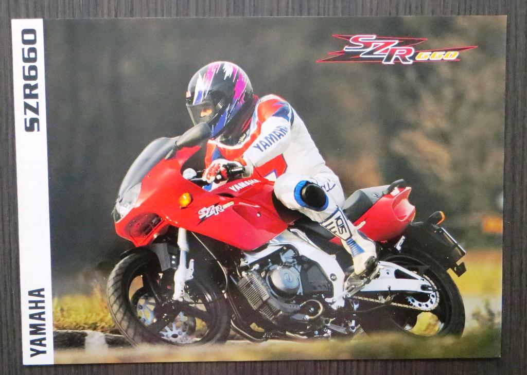 Folder Yamaha SZR 660 - 1997 - 4 blz (Nederlands), Motoren, Verzenden, Yamaha