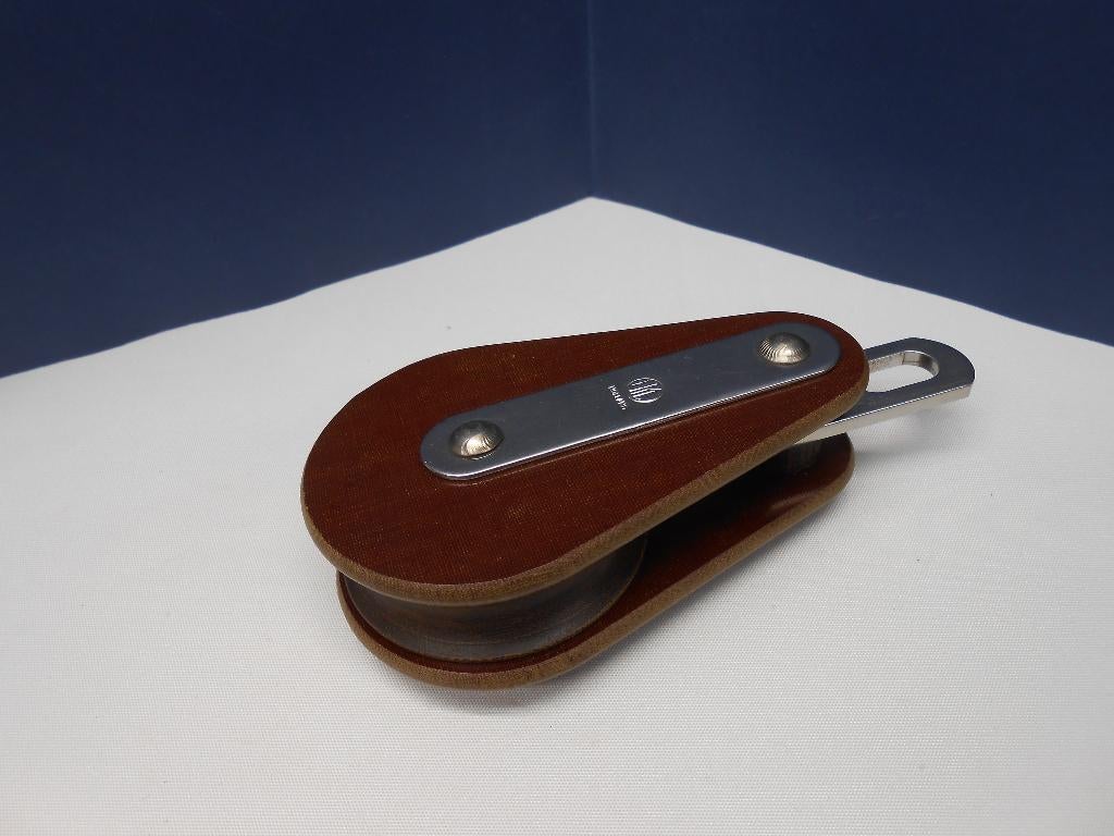 Tufnol blok, katrol, enkelschijfs, 14 - 16 mm, Ophalen of Verzenden, Nieuw, Lijn of Blok