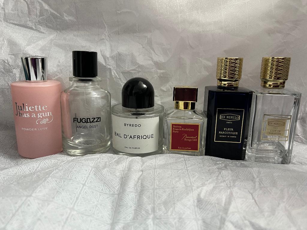 Lege niche parfum flessen, Ophalen of Verzenden