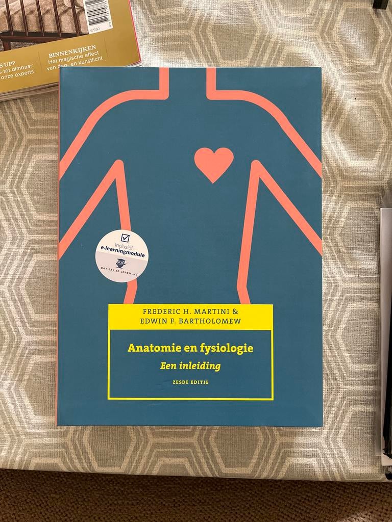 Anatomie en fysiologie, 6e editie - Nieuw!, Ophalen of Verzenden, Beta, Nieuw, HBO
