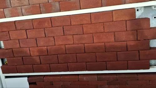 Gebakken klinkerkeien rood/paars 1000m2, Tuin en Terras, Overige materialen, Klinkers, Nieuw, Ophalen of Verzenden