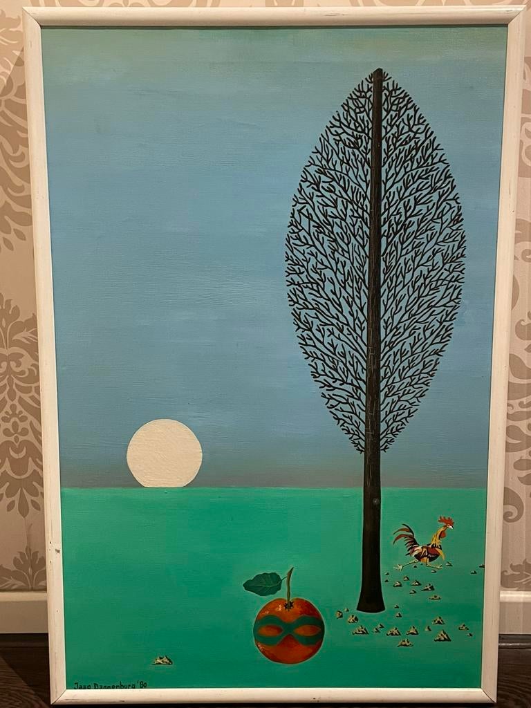 Naief schilderij Jaap Dannenburg, Ophalen of Verzenden