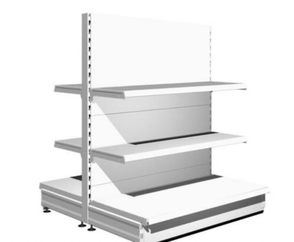 Winkel stellingen( Tegometall winkelstellingen), Ophalen, Gebruikt, Wit, Kaars