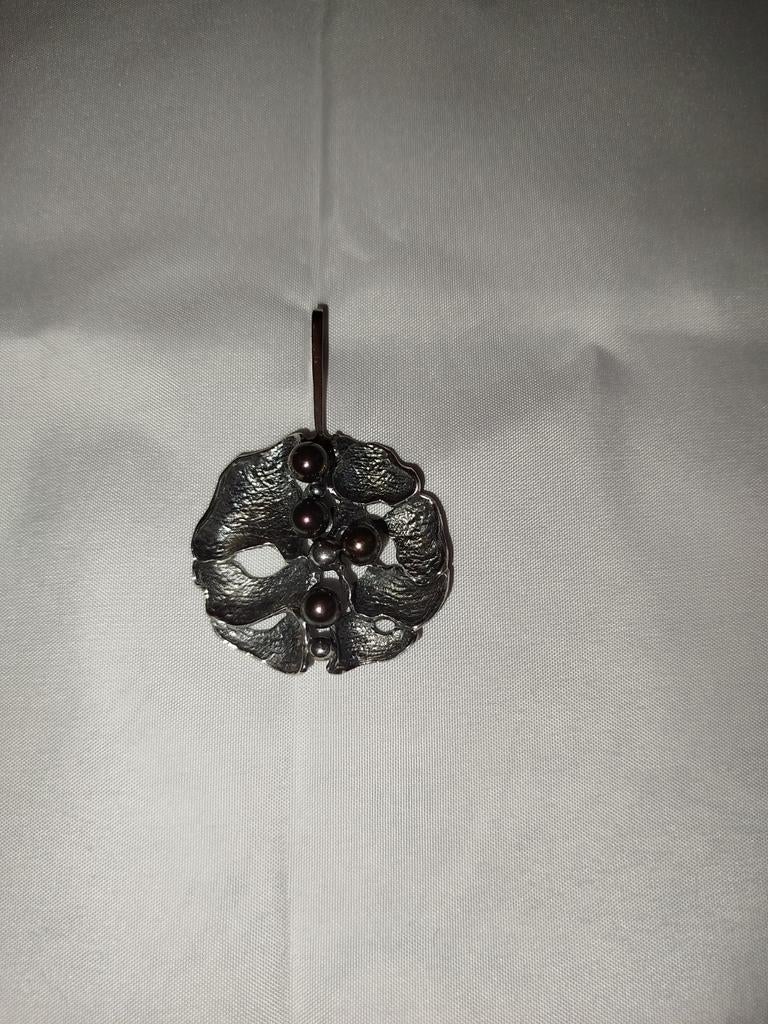 Mooi Deens zilveren hanger, Sieraden, Tassen en Uiterlijk, Antieke sieraden, Hanger, Zilver, Ophalen of Verzenden