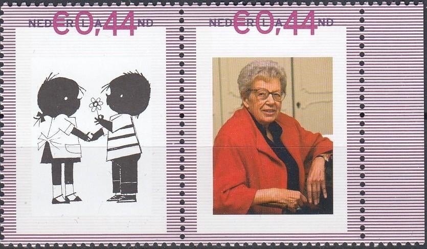 Nederland- 2007- Geschiedenis- Canon- Annie M.G. Schmidt- P, Postzegels en Munten, Postzegels | Nederland, Verzenden, Na 1940
