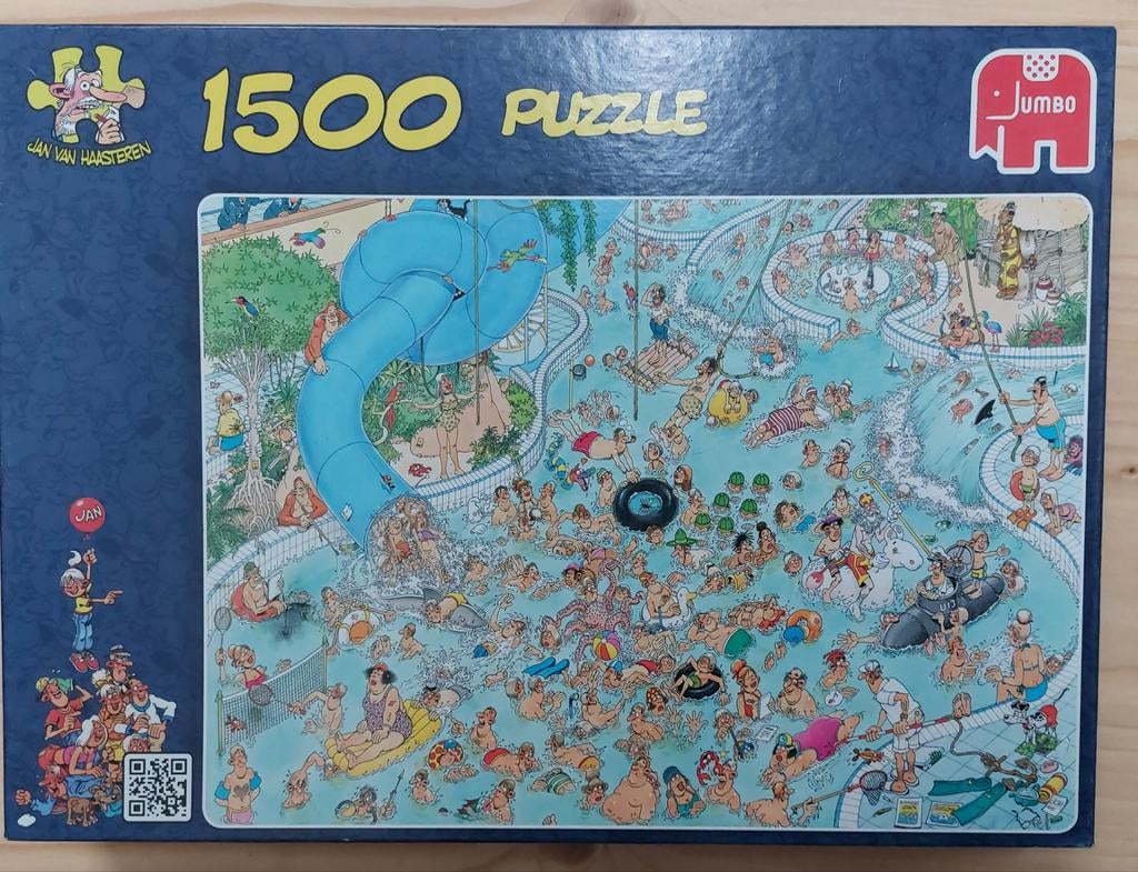 Jan van Haasteren 1500 stukjes prijs per stuk, Ophalen, 500 t/m 1500 stukjes, Zo goed als nieuw
