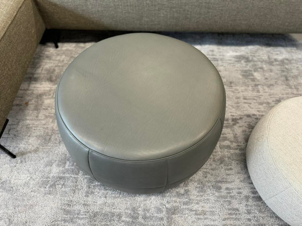Nieuw Design on Stock Barrell 70 Cera Rain Design Poef, Leolux Harvink Jori Rolf Benz Artifort Pode Eyye Montis, Rond, Leer, Ophalen of Verzenden