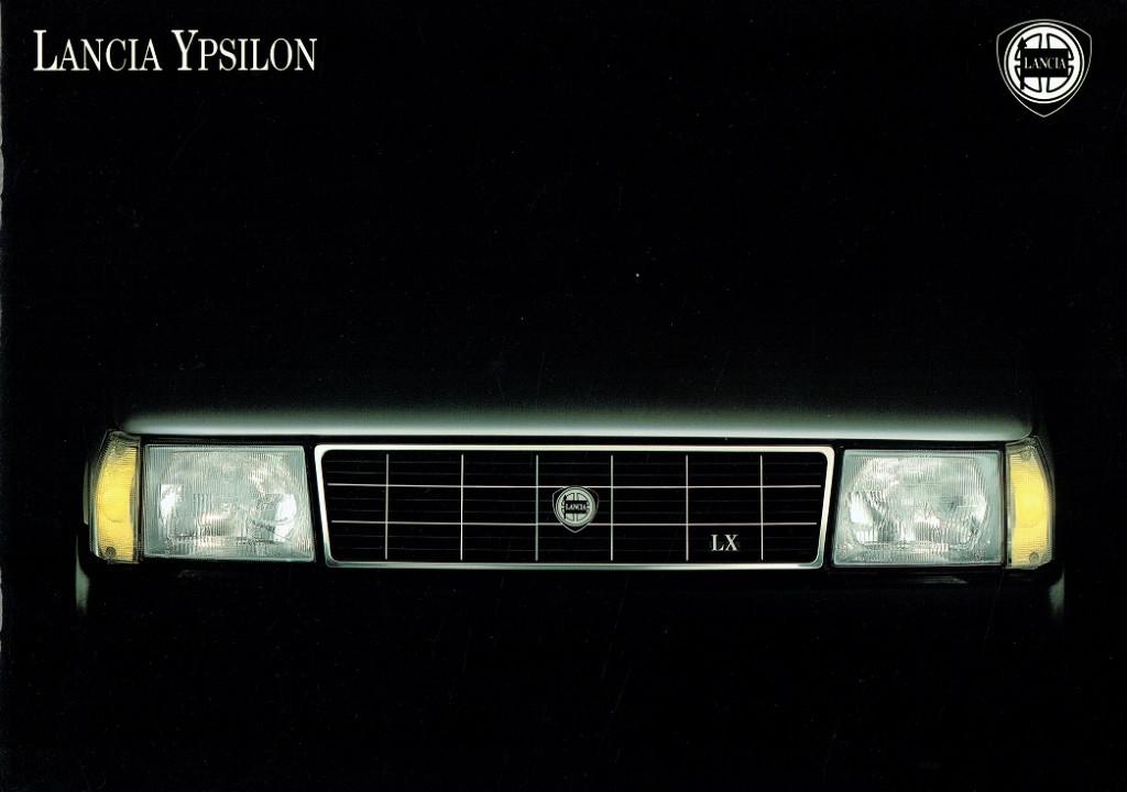 Folder Lancia Ypsilon (ca.1990), Verzenden, Gelezen, Overige merken