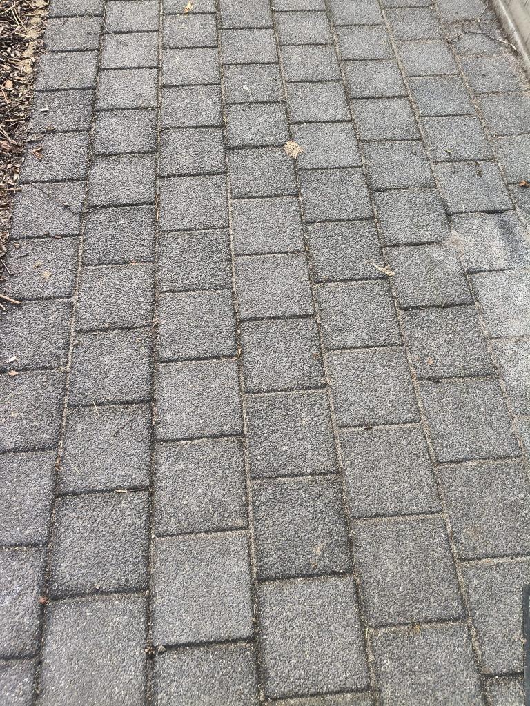 Straatstenen met granulaat, dubbelklinker, Ophalen, Klinkers, Zo goed als nieuw, 10 m² of meer