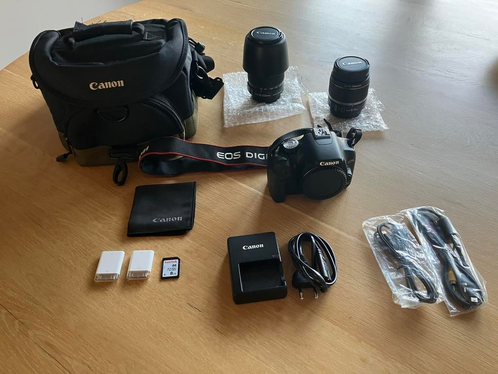 Canon EOS 500D Spiegelreflexcamera, Gebruikt, Canon, Ophalen of Verzenden, Geheugenkaart