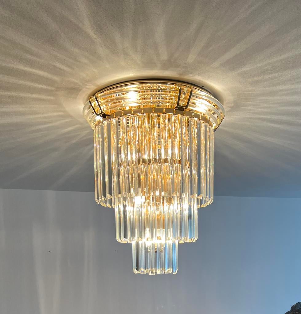 Echt Kroonluchter Kristal, Ophalen of Verzenden, Zo goed als nieuw