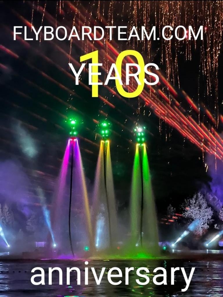 Flyboardteam 14 jaar Spectaculaire shows op wereldniveau