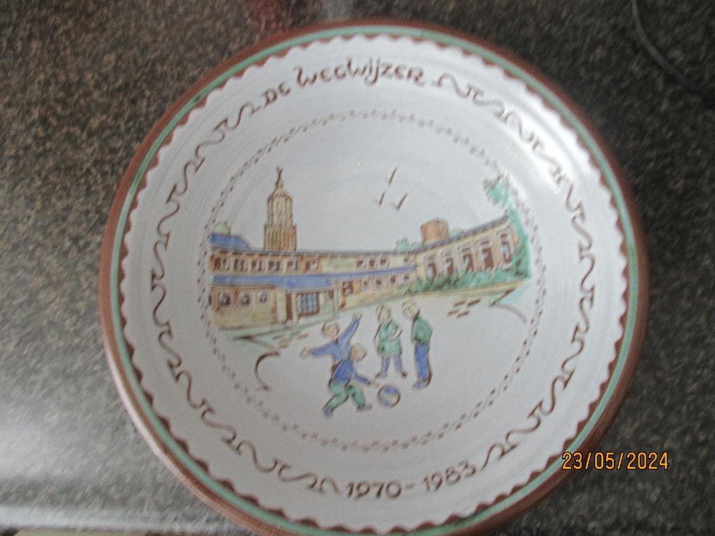 BORD- AMHA- AMBACHT HAALDEREN-SCHOOL DE WEGWIJZER- LENT-1983, Ophalen of Verzenden