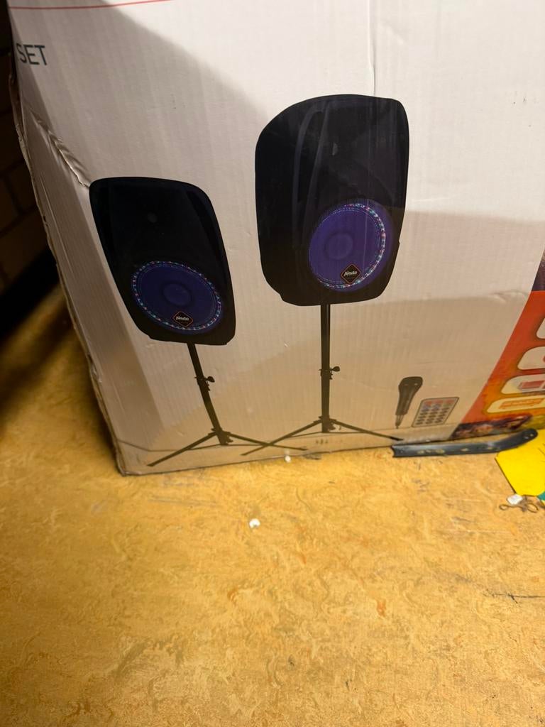 Alecto PAS-210 set. Bluetooth boxen, Ophalen, Minder dan 60 watt, Overige typen, Overige merken