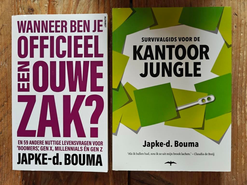 2 Boeken van Japke D Bouma., Ophalen of Verzenden