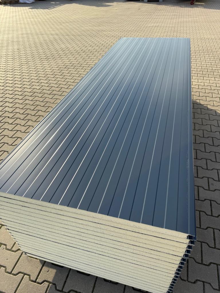 Sandwichpanelen 40mm RAL7016 beide zijden antraciet microrib, Ophalen, Nieuw, Overige materialen, 20 tot 50 mm