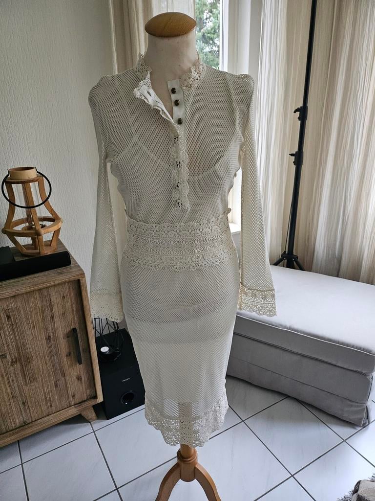 Elegante Pinko jurk, Kleding | Dames, Pinko, Wit, Nieuw, Ophalen of Verzenden