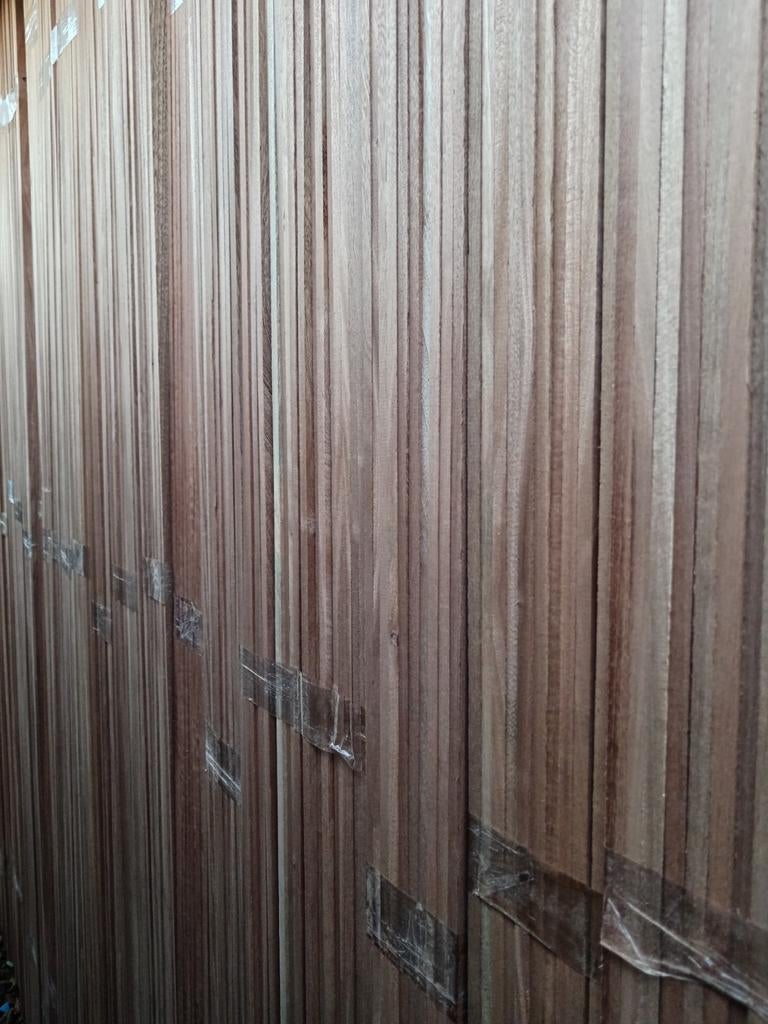 Mahonie hardhout latten ZEER SCHERP GEPRIJSD, Doe-het-zelf en Verbouw, Hout en Planken, Ophalen of Verzenden, Nieuw