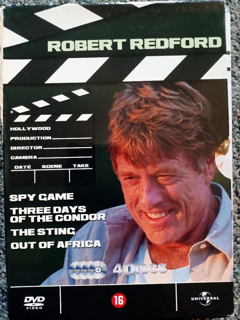 Robert Redford 4dvd box, Cd's en Dvd's, Ophalen of Verzenden, Zo goed als nieuw, Actie en Avontuur, Alle leeftijden