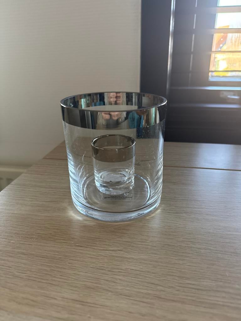 Riviera Maison Waxinelichthouder, Overige kleuren, Ophalen of Verzenden, Minder dan 50 cm, Glas