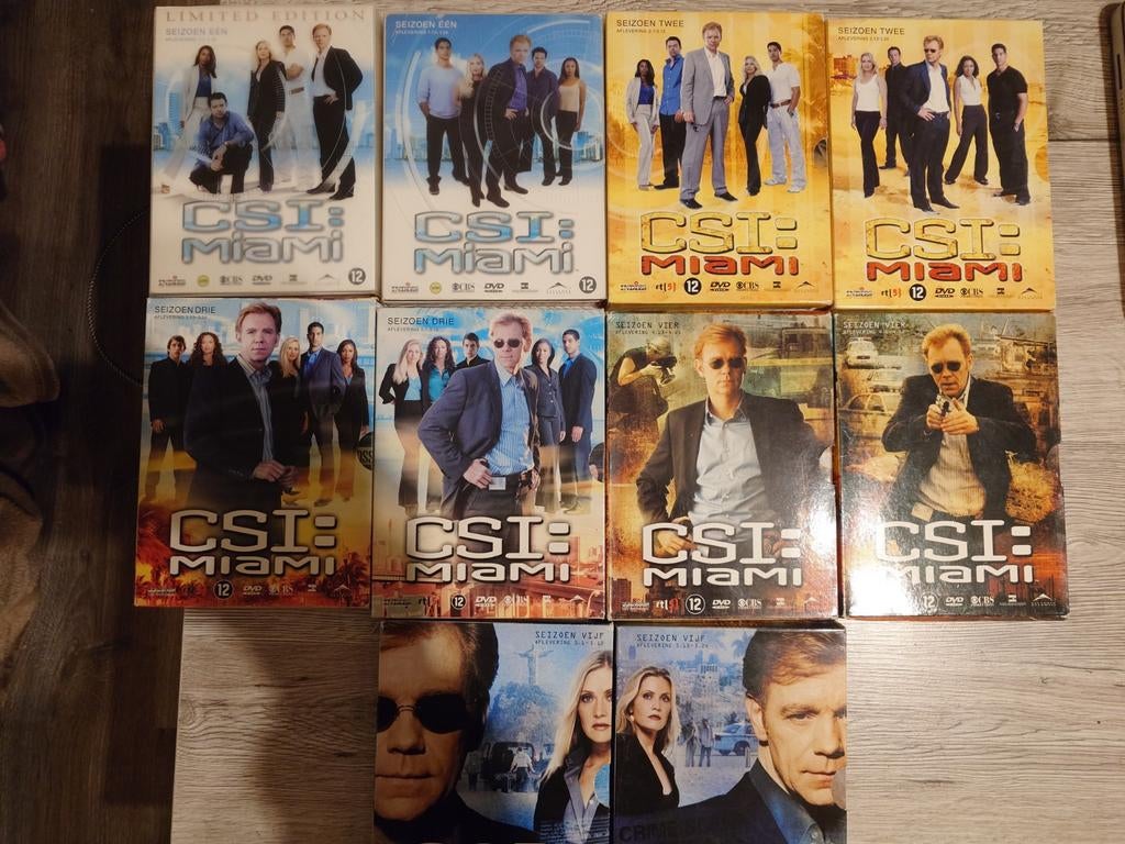 CSI Miami S1 tm S10 met NLO, Vanaf 12 jaar, Ophalen of Verzenden, Zo goed als nieuw, Actie en Avontuur