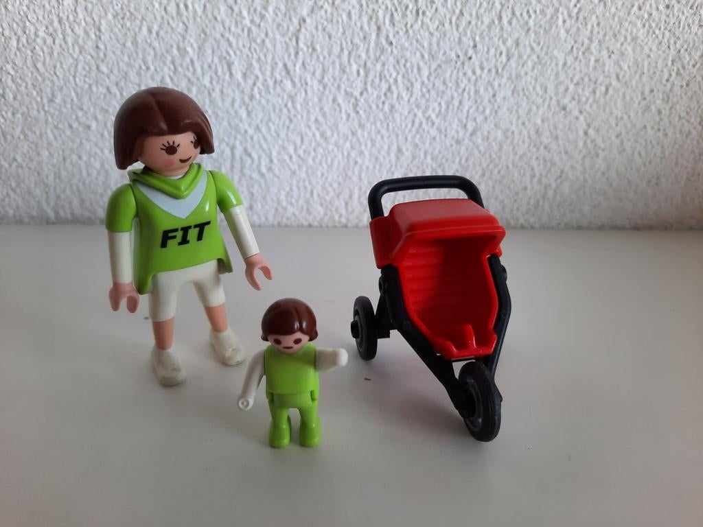 Playmobil moeder met buggy 4697, Ophalen of Verzenden, Zo goed als nieuw, Complete set