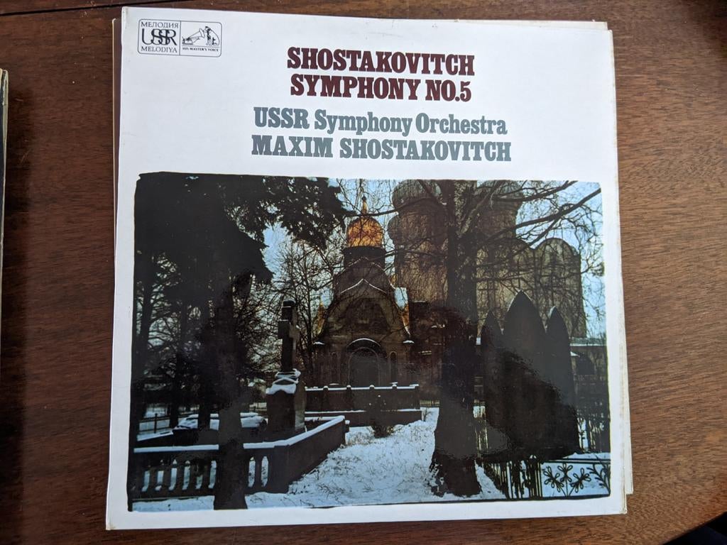 Shostakovich Symfonie No. 5 - USSR Orkest LP, Ophalen, Modernisme tot heden, Zo goed als nieuw, 12 inch