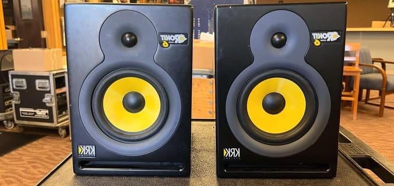 Krk rokit 6 studio monitor set, Ophalen of Verzenden, Gebruikt, Audio