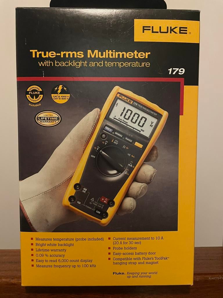 Fluke 179 *nieuw*, Ophalen of Verzenden, Zo goed als nieuw, Multimeter