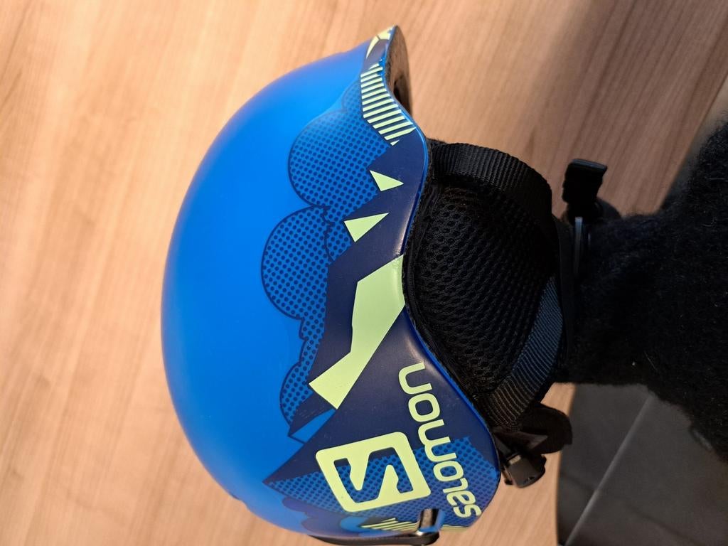 Kinder skihelm maat m 53-56 cm, Overige typen, Zo goed als nieuw, Minder dan 100 cm, Salomon