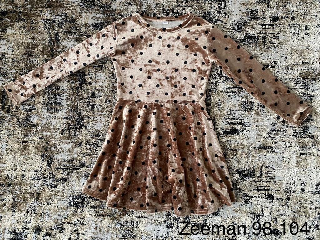 Zeeman Meisjes Jurk Maat 98-104, Zeeman, Meisje, Ophalen of Verzenden, Zo goed als nieuw