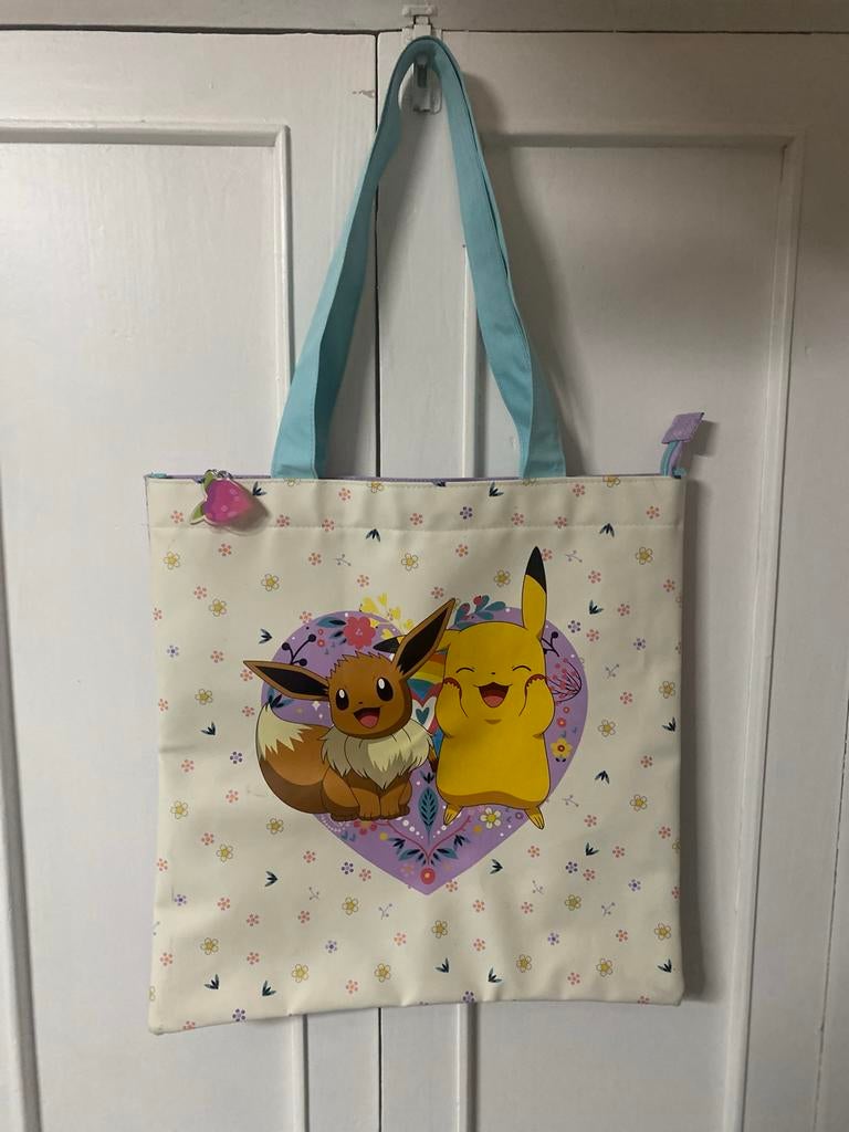 Pokemon Totebag - Pikachu & Eevee, Sieraden, Tassen en Uiterlijk, Ophalen of Verzenden, Nieuw, Overige kleuren, Shopper