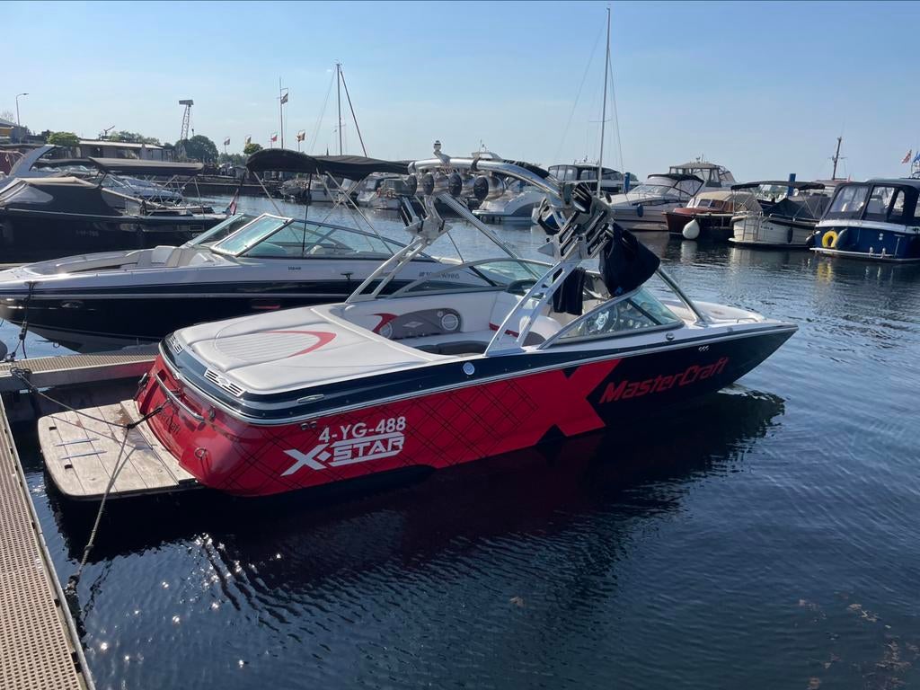 Mastercraft X Star incl trailer, Watersport en Boten, Speedboten, Ophalen, Gebruikt, Binnenboordmotor, 6 meter of meer
