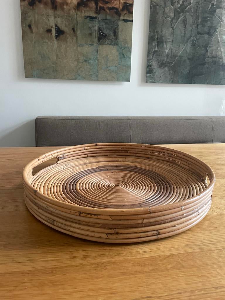 Bamboe Schaal Riviera Maison, Schaal, Rond, Ophalen of Verzenden, Zo goed als nieuw