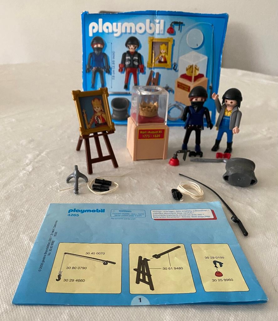 Playmobil 4265 Juwelenroof € 7,50, Kinderen en Baby's, Speelgoed | Playmobil, Ophalen of Verzenden, Zo goed als nieuw, Complete set