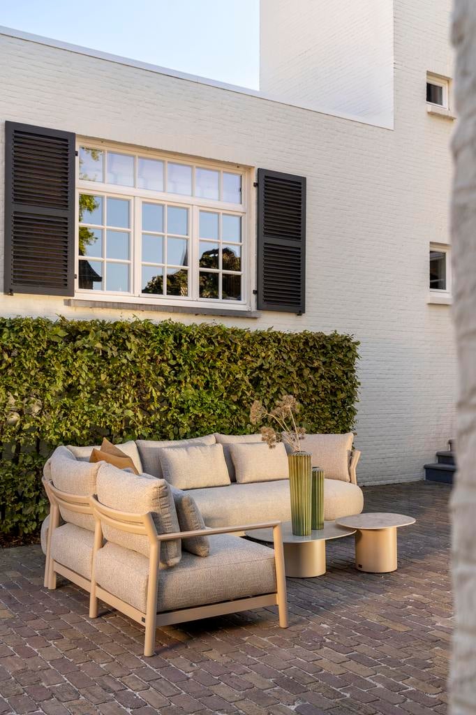4SO Mykonos organische loungeset - Latte 4 Seasons outdoor, Ophalen of Verzenden, Nieuw