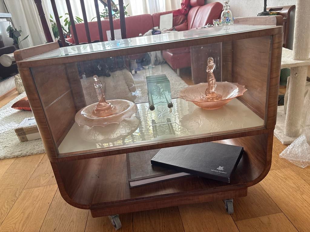 Art deco theewagen op wieltjes, Ophalen of Verzenden