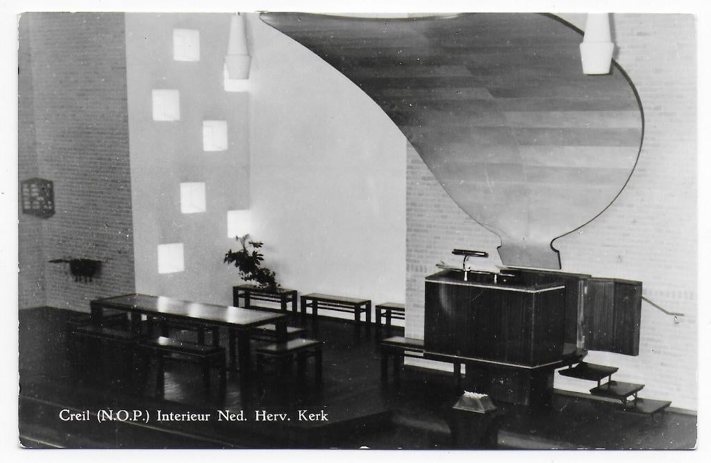 Creil Interieur Ned Herv Kerk    Ansichtkaart ( B7789), Verzenden, 1960 tot 1980, Ongelopen