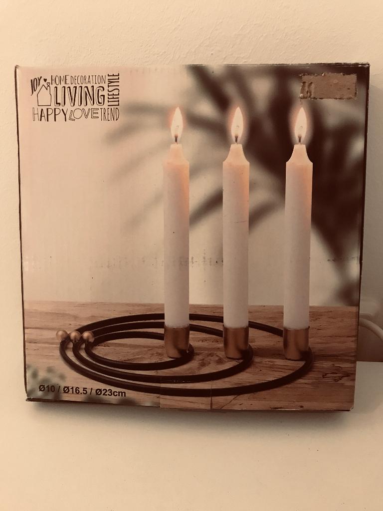 Kandelaar kerst, Ophalen of Verzenden, Zo goed als nieuw