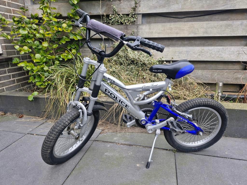Jongensfiets - Crossfiets - BMX - Police 16inch, Ophalen, Staal, Bmx cross, 16 tot 20 inch