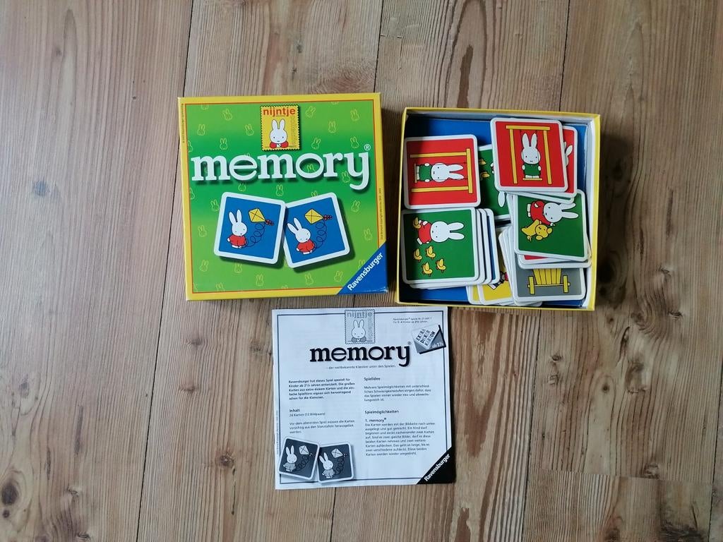 Nijntje memory, Ravensburger, zgan, Ophalen of Verzenden, Zo goed als nieuw