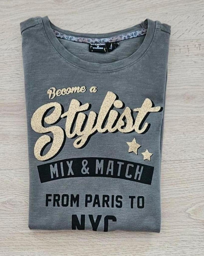 Vingino Longsleeve Mt 164, Ophalen of Verzenden, Zo goed als nieuw, Meisje, Shirt of Longsleeve