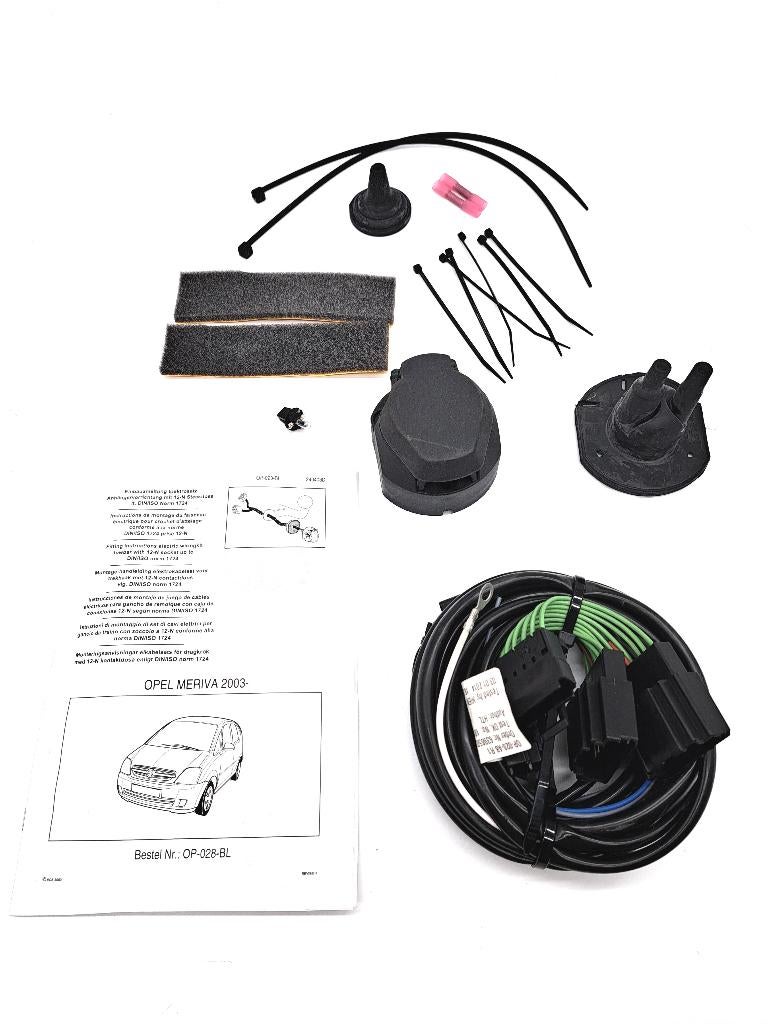 Trekhaak Kabelset 7-polig Opel Meriva 2003-2010 Nieuw, Ophalen of Verzenden, De Rie Automaterialen, Info@derieautomaterialen.nl