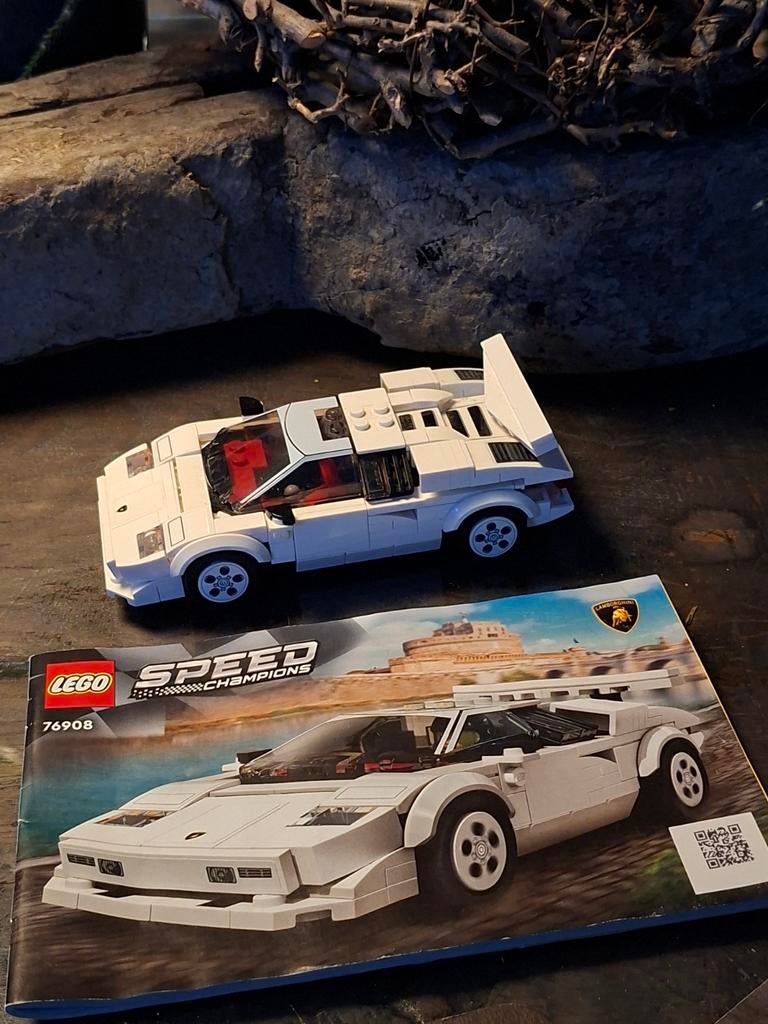 Lego speed champions Lamborghini Countach 76908, Kinderen en Baby's, Speelgoed | Duplo en Lego, Gebruikt, Lego, Complete set, Inclusief instructies