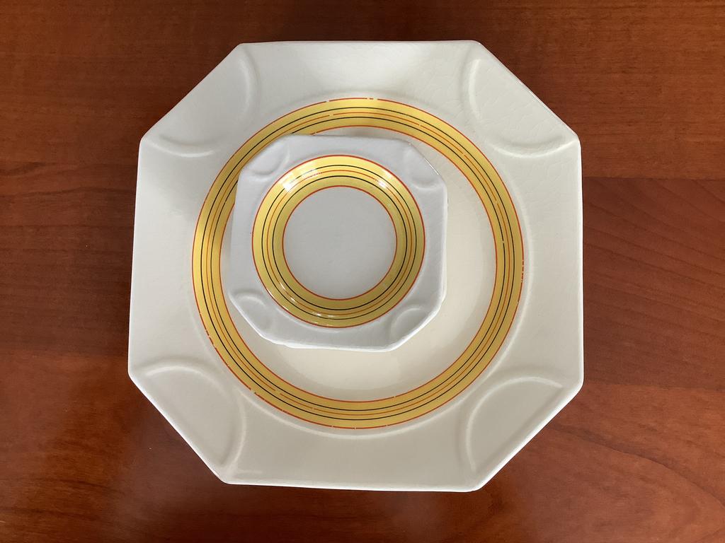 Mosa Plateel Petit Four Set - Vintage Servies, Ophalen