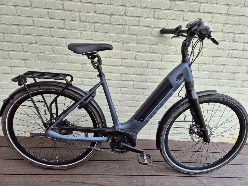 Nette ebike dames Gazelle ultimate c8+ bj2022 met riem, Ophalen of Verzenden, Zo goed als nieuw, 51 tot 55 cm, 50 km per accu of meer
