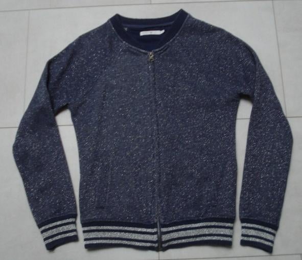 Nw dames vest merk Only maat S - jeans blauw met zilverdraad, Only, Blauw, Nieuw, Ophalen of Verzenden