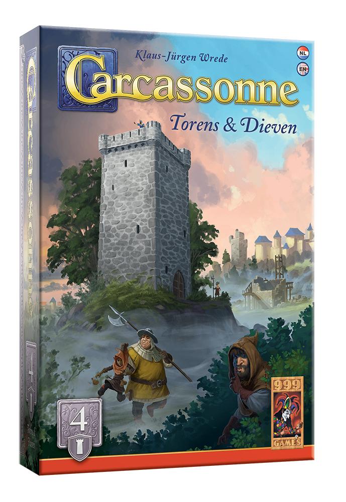 Carcassonne Uitbreiding Torens & Dieven 4 999 Games Bordspel, Hobby en Vrije tijd, Gezelschapsspellen | Bordspellen, 999 Games